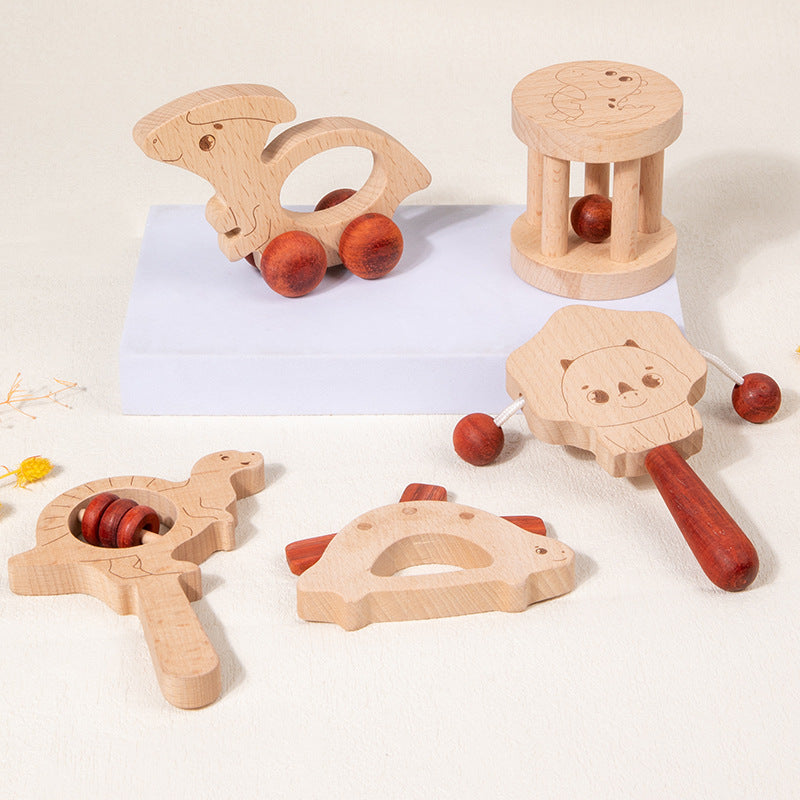 Wooden Rattle Baby Toy