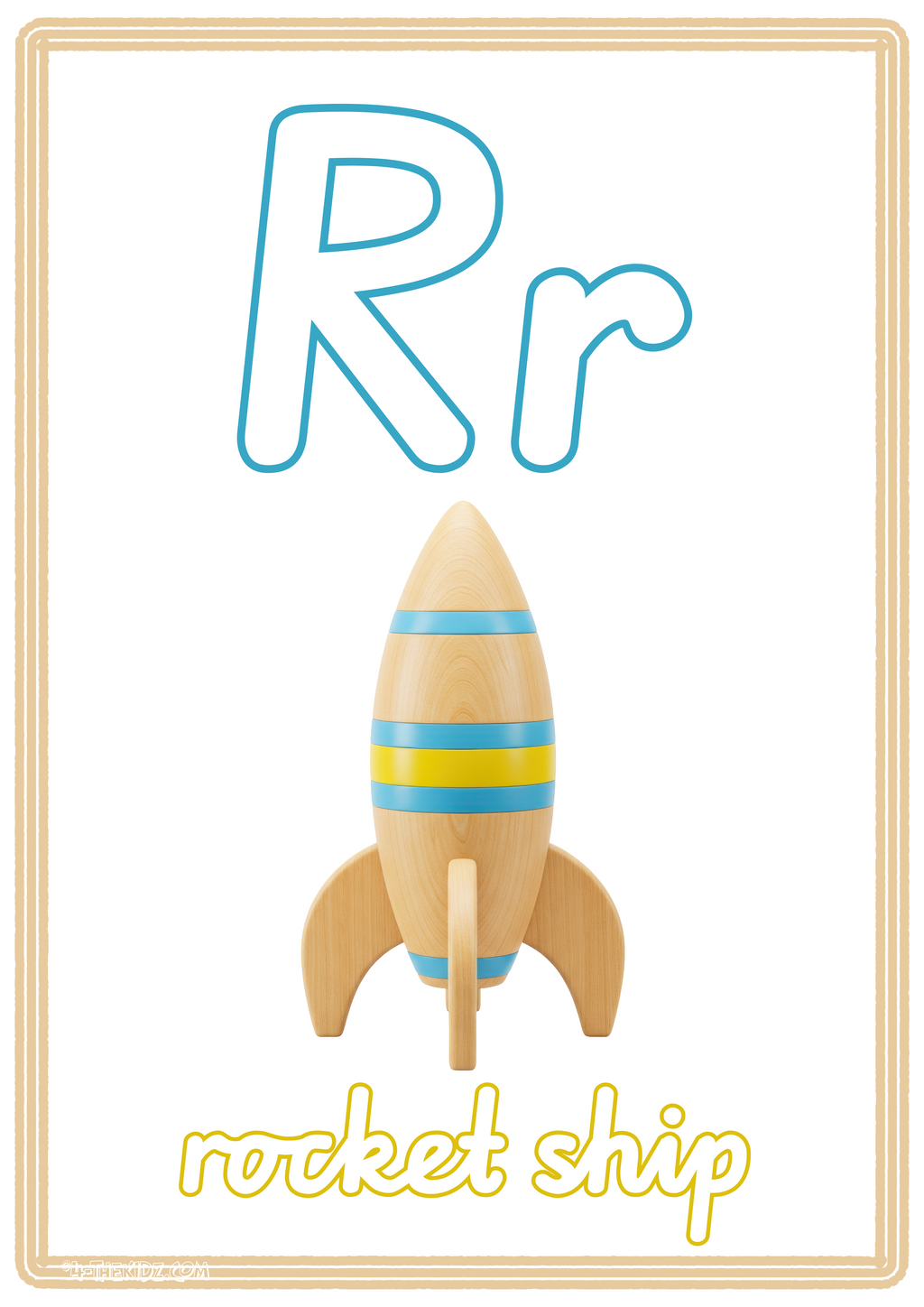 Letter R Rocket Ship Learning Bundle 6 Variants| Printable Preschool Activities | Ages 0–5