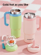 Children Insulated Water Bottle with Dual Lids