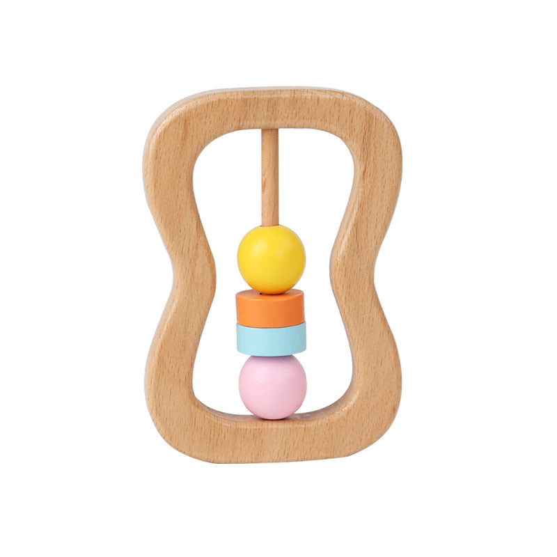 Wooden Rattle Infant Grasping Educational Toys