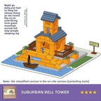 DIY Construction Master Handmade Real Brick Cement House Building Toy