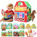 Educational Felt Activity Book for Children
