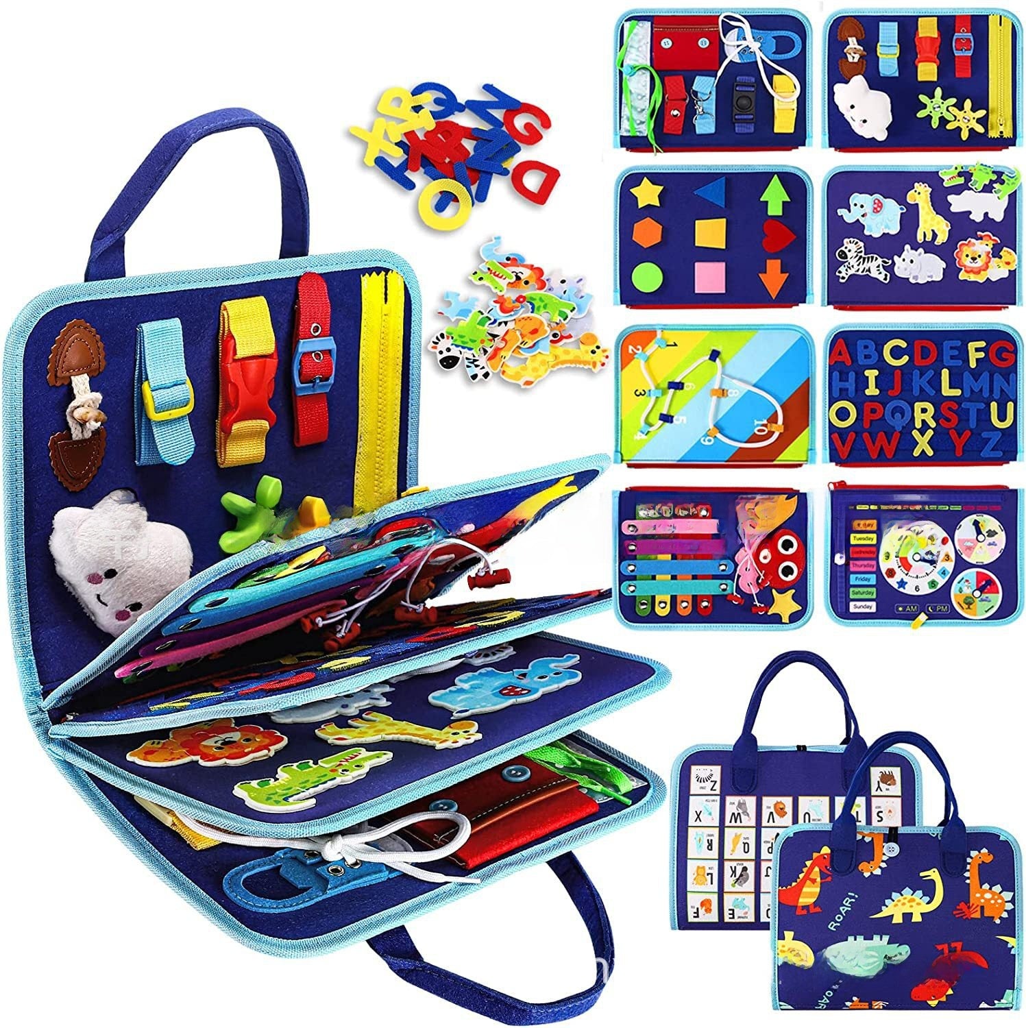Montessori Educational Felt Activity Board for Children