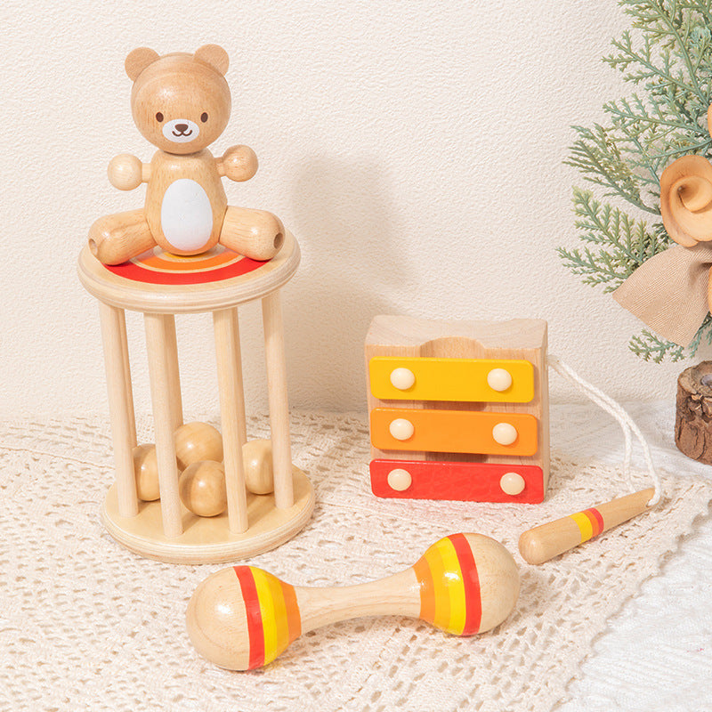 Wooden Rattle Baby Toy