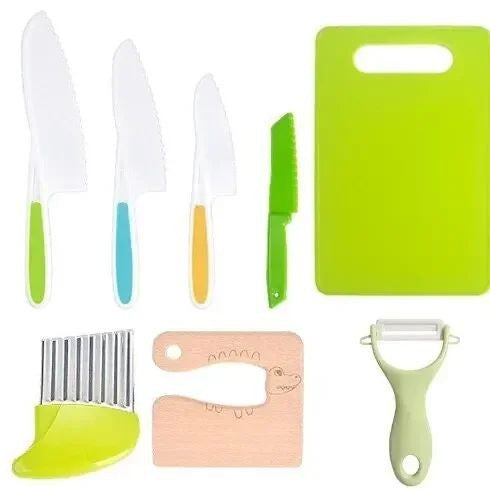 Children Plastic Kitchen Cutting Set
