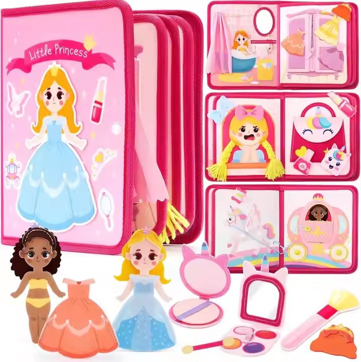Educational Felt Activity Book for Children
