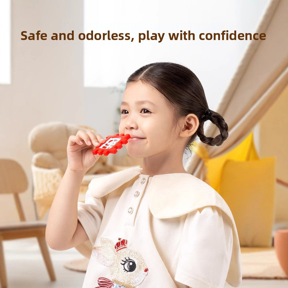 Large-piece building blocks for children