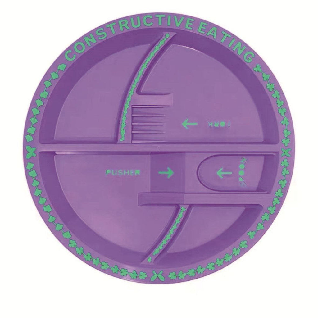 Children Divided Plate with Utensils