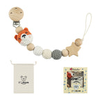 Baby Pacifier Chain Teether with Animal Design