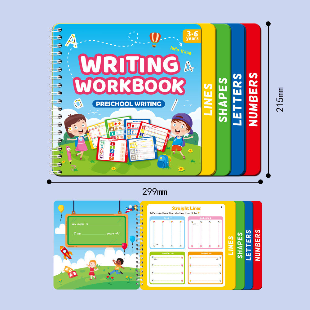 Preschool Pen Control Practice Book