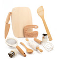 Wooden Play Kitchen Toy Set with Knife and Chopping Board