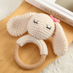 Baby Rattle with Wooden Ring Sound Toy