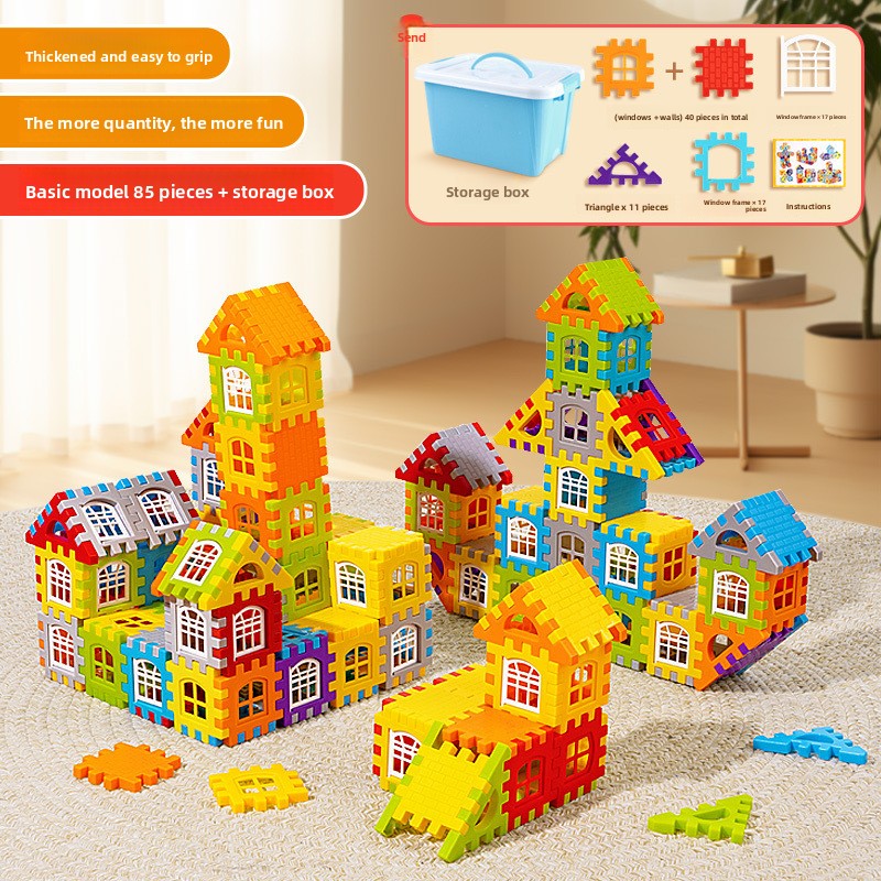 Large-piece building blocks for children