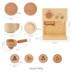 Wooden Toy Coffee Machine
