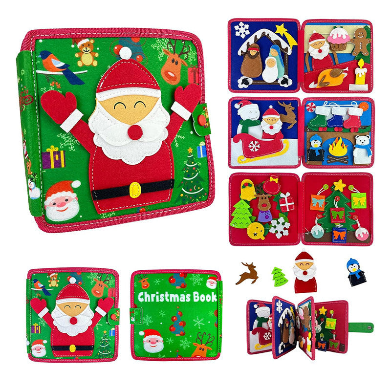 Educational Felt Activity Book for Children