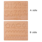 Wooden Blind Writing Board Educational Toy for Children