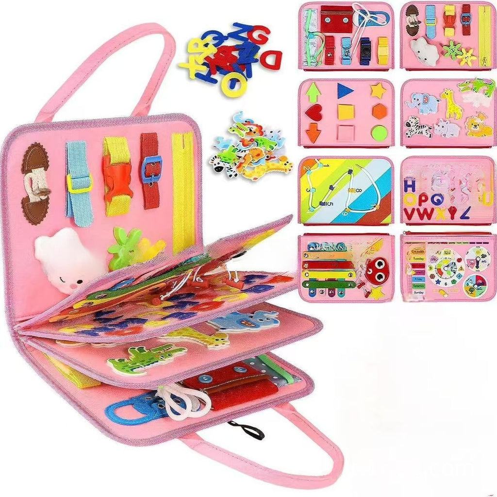 Montessori Educational Felt Activity Board for Children