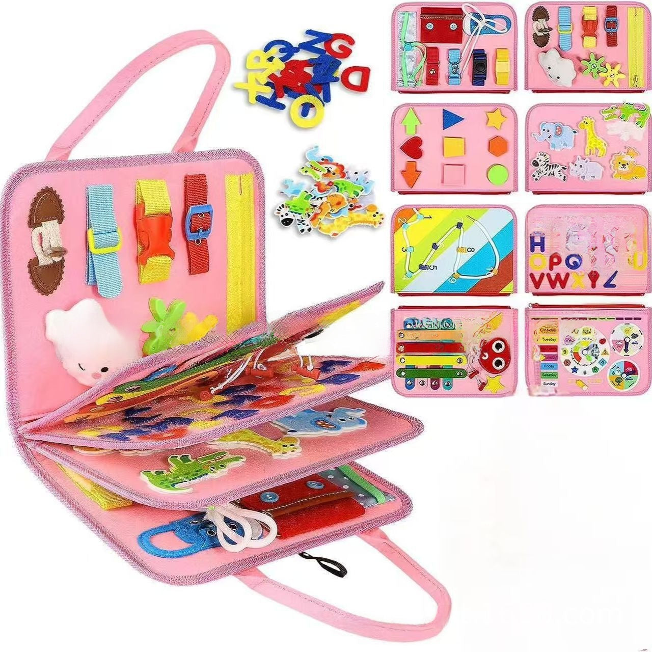 Montessori Educational Felt Activity Board for Children