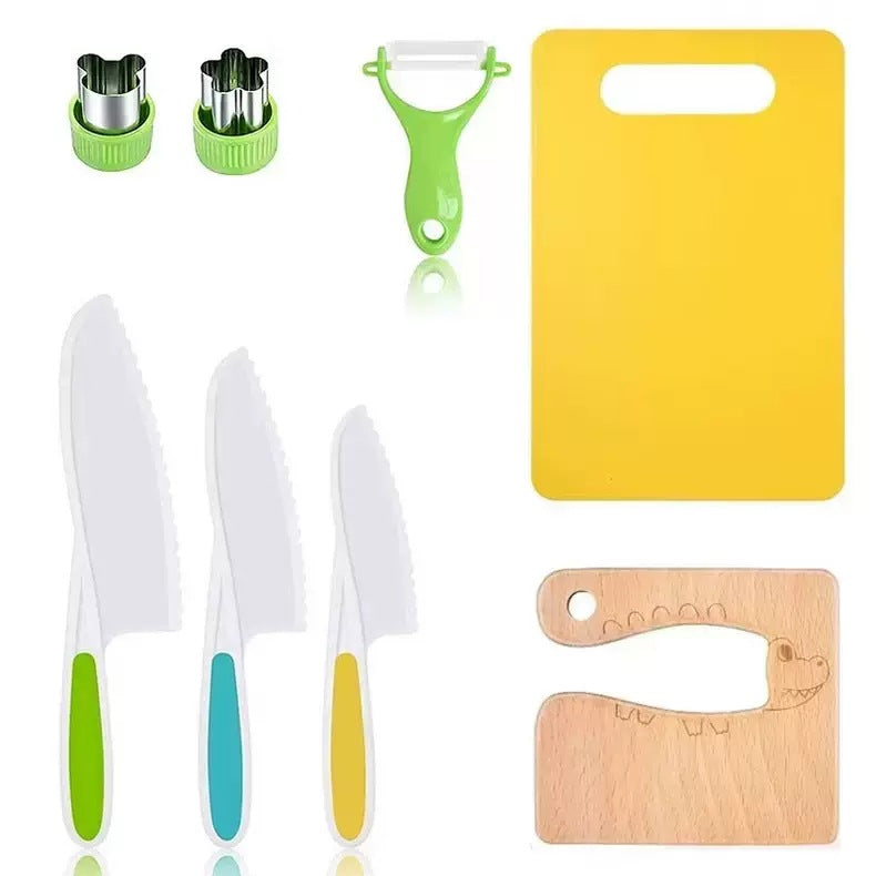 Children Plastic Kitchen Cutting Set