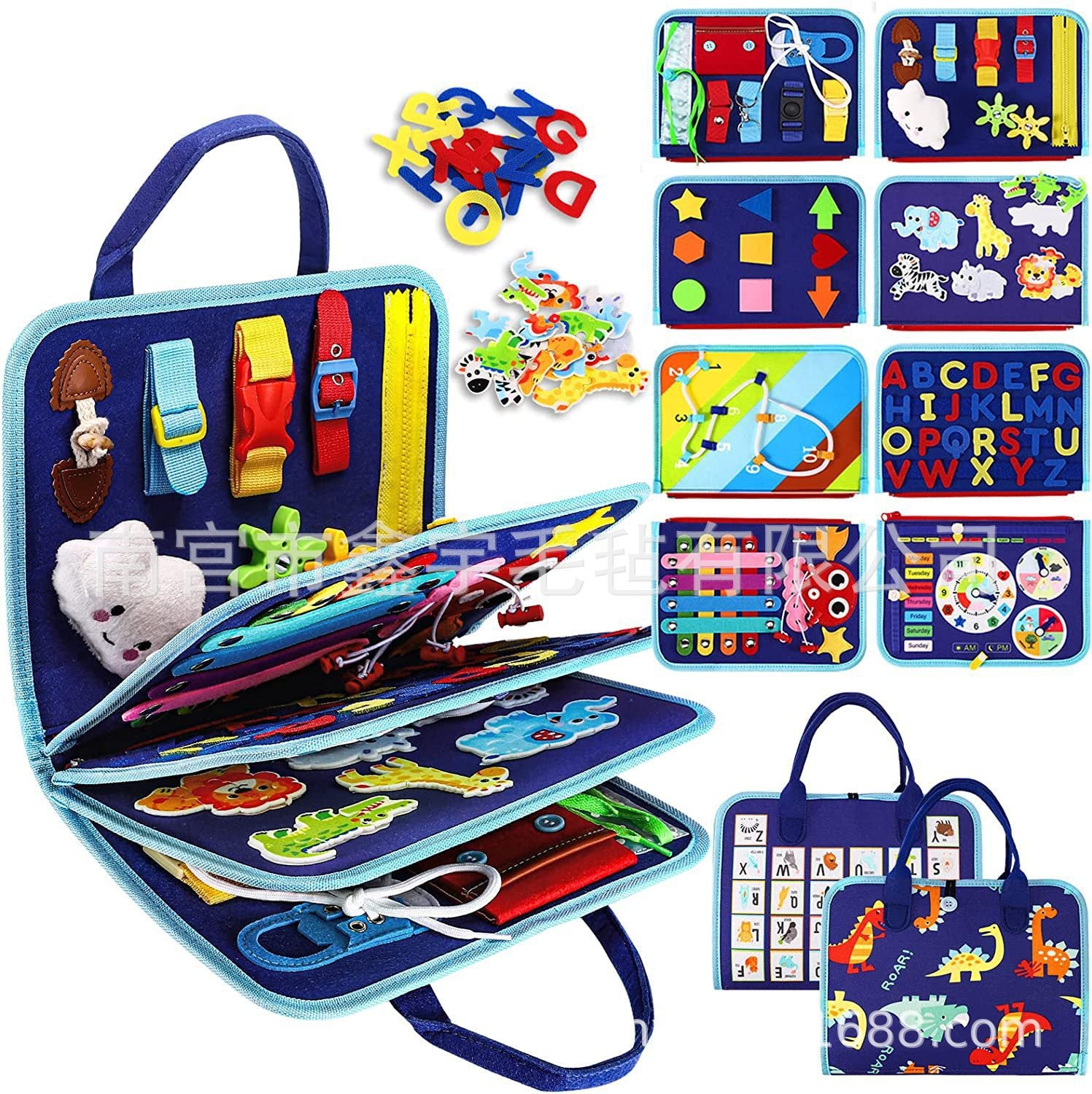 Montessori Educational Felt Activity Board for Children