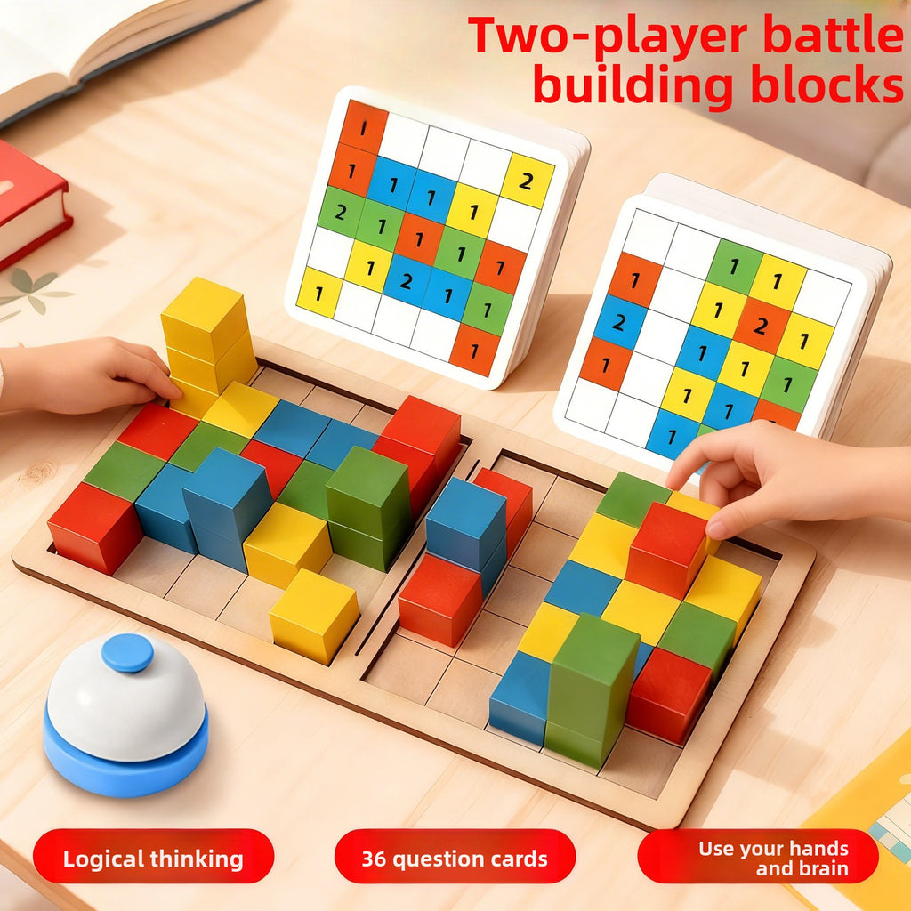 3D Logic Training Building Block Game