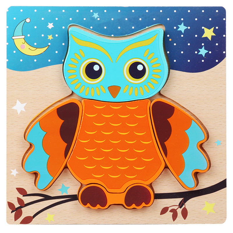 Wooden 3D Puzzle Educational Toy