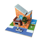 DIY Construction Master Handmade Real Brick Cement House Building Toy