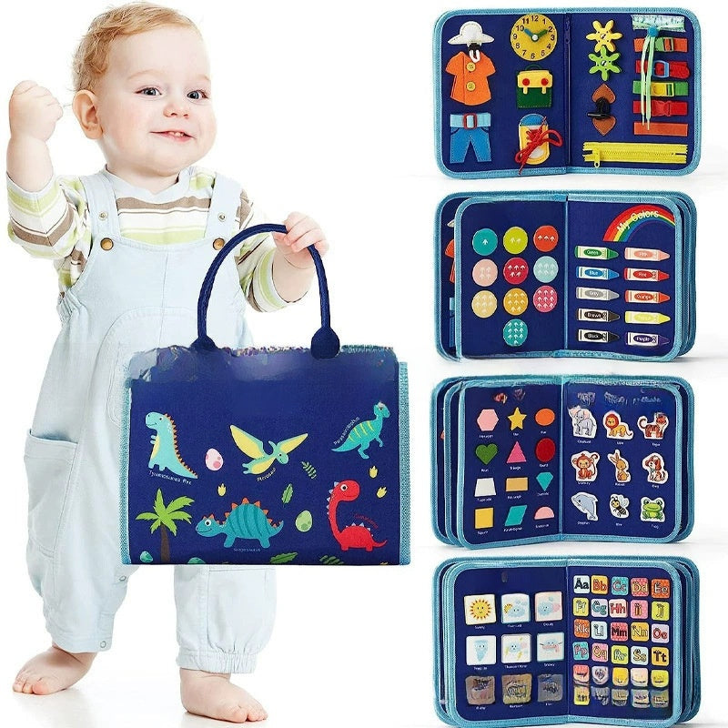 Montessori Educational Felt Activity Board for Children