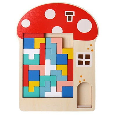 Wooden Blocks Tetris