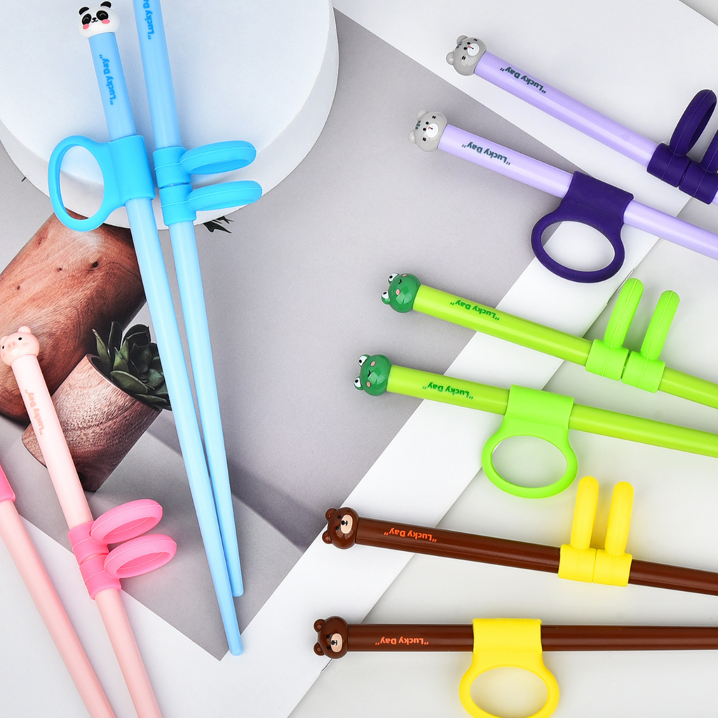 Children Training Chopsticks with Finger Cots