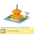 DIY Construction Master Handmade Real Brick Cement House Building Toy