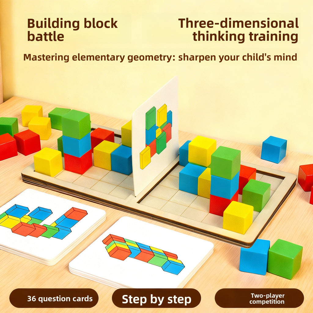 3D Logic Training Building Block Game