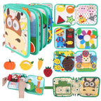 Educational Felt Activity Book for Children