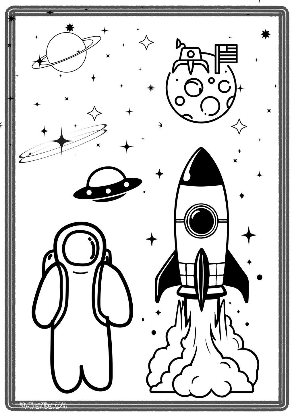 Letter R Rocket Ship Learning Bundle 6 Variants| Printable Preschool Activities | Ages 0–5