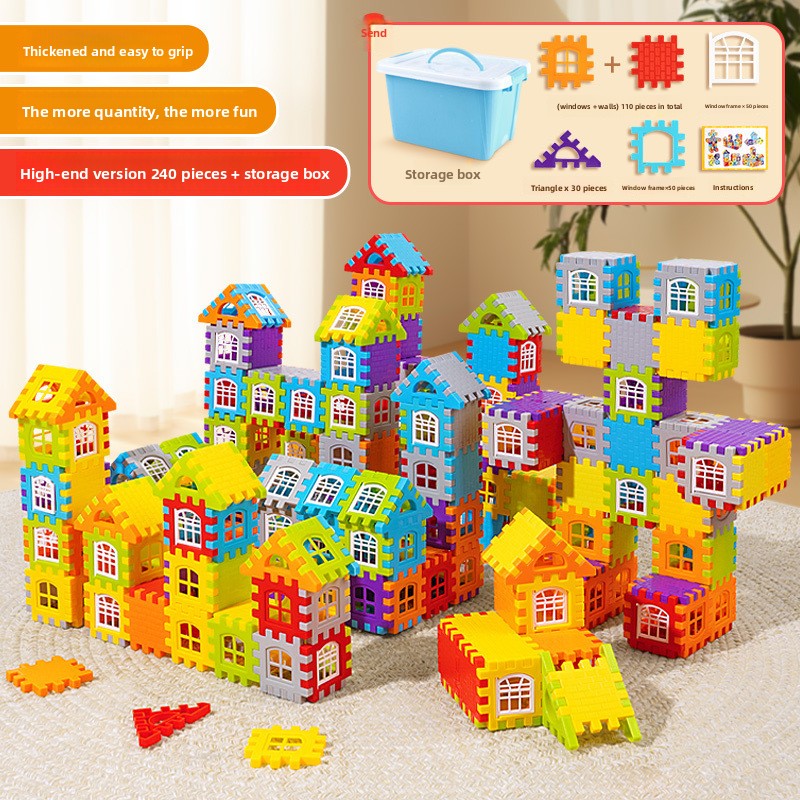 Large-piece building blocks for children