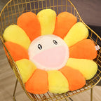 Colorful Plush Flower Cushion Mat
