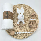 Baby Animal Crochet Rattle and Pacifier Clip