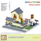 DIY Construction Master Handmade Real Brick Cement House Building Toy