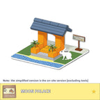 DIY Construction Master Handmade Real Brick Cement House Building Toy