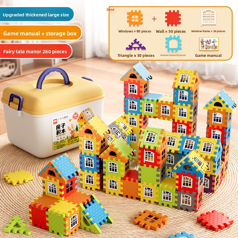 Large-piece building blocks for children