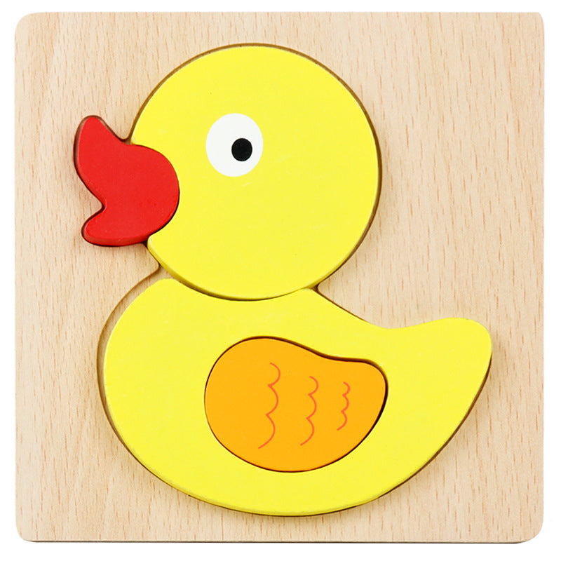 Wooden 3D Puzzle Educational Toy
