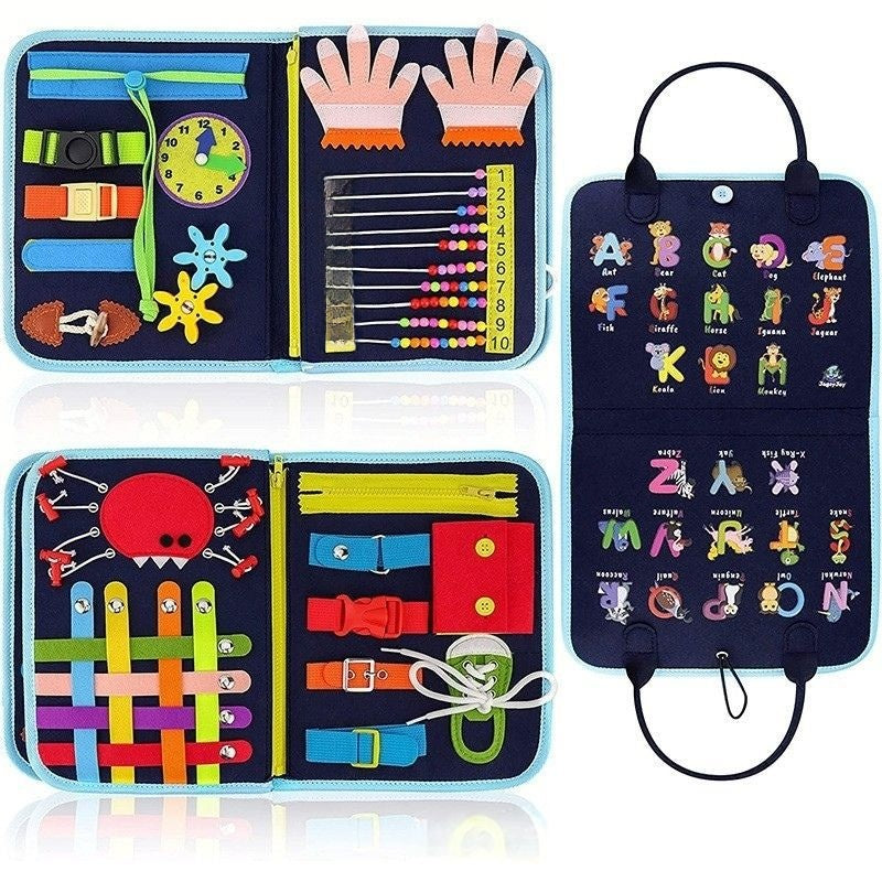 Montessori Educational Felt Activity Board for Children