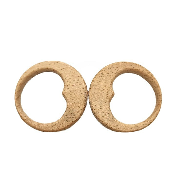 Wooden Baby Rattle Teether Toy