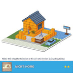 DIY Construction Master Handmade Real Brick Cement House Building Toy