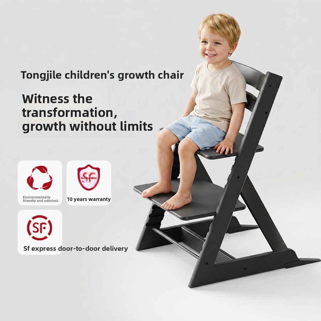 Adjustable Children Wooden Chair