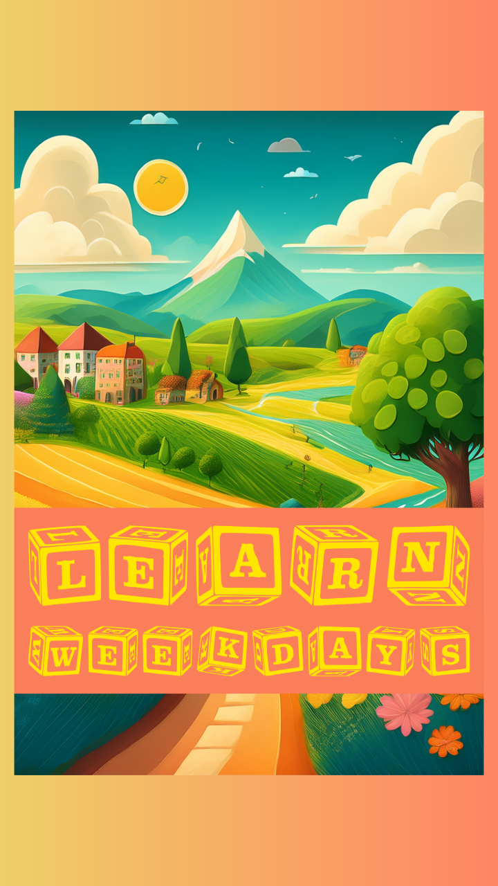 Learn Weekday Visual Cards – Printable A3 Digital Download | 3 Variants