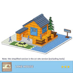 DIY Construction Master Handmade Real Brick Cement House Building Toy