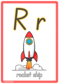 Letter R Rocket Ship Learning Bundle 6 Variants| Printable Preschool Activities | Ages 0–5