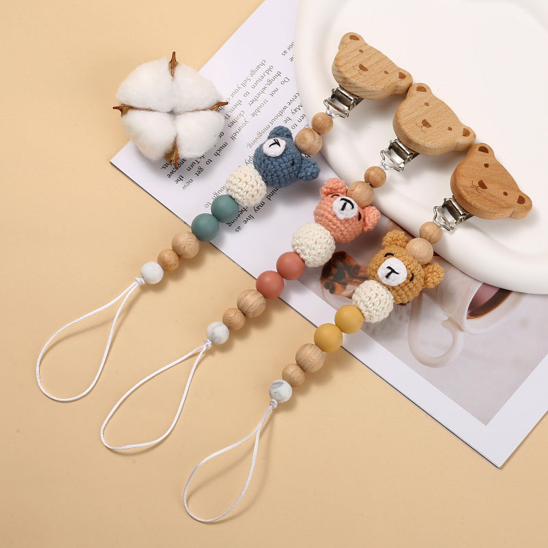 Baby Pacifier Teether Chain with Clip