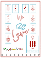 Number Flashcards 0–9 for Kids